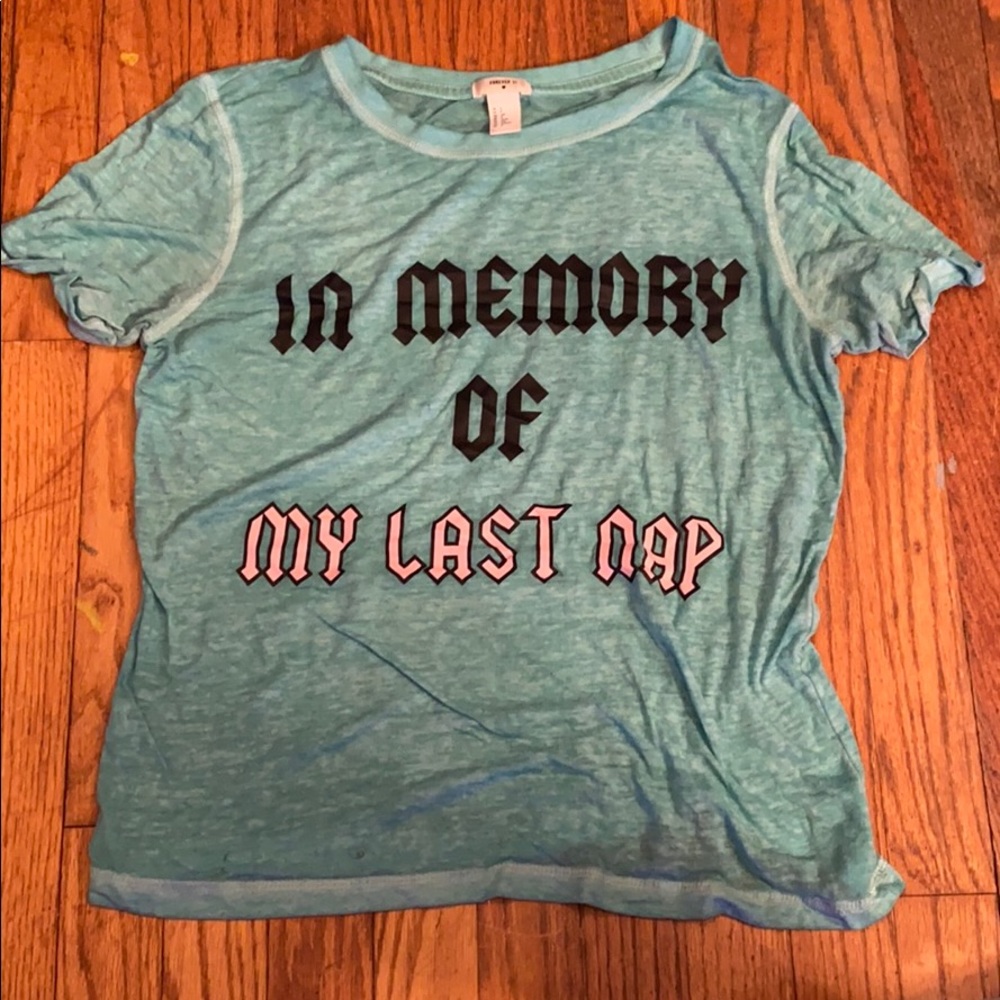 Teal short sleeve